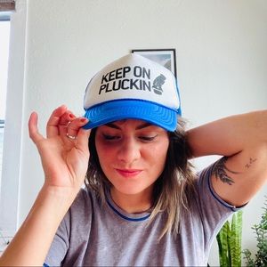 Vintage Mushroom picker trucker hat